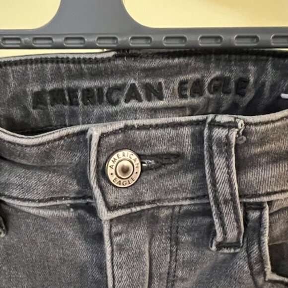 American Eagle Next Level Stretch Black Jeans, Size 2 - Picture 2 of 5